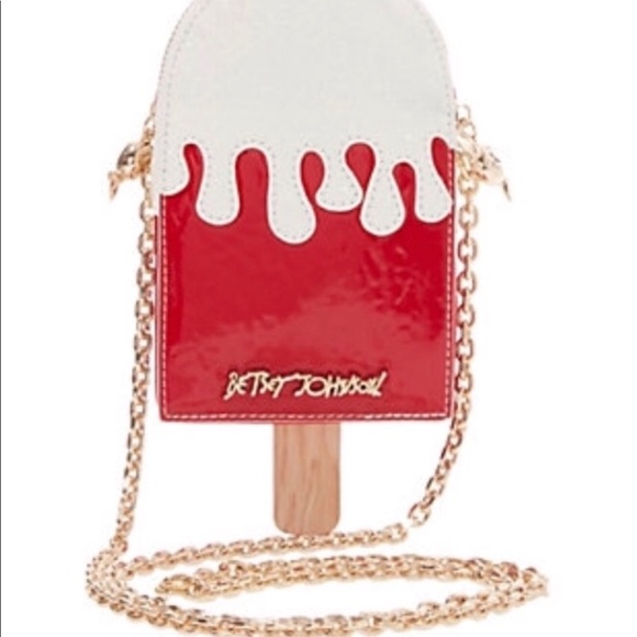 BETSEY JOHNSON PEPPERMINT POPSICLE CROSSBODY PURSE - Picture 2 of 7